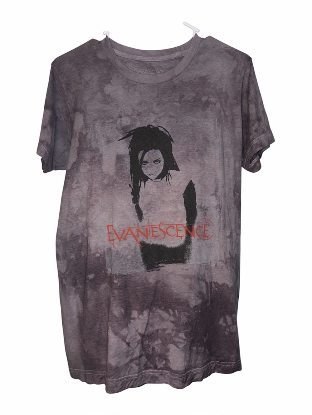 Evanescence Amy Lee Portrait Graphic T-Shirt Size MediumTie Dyed